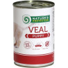 Cibo per cani nature's protection puppy veal - wet food for