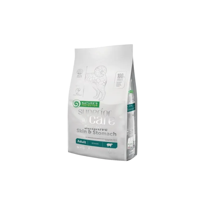 Cibo per cani nature's protection superior care white dogs grain