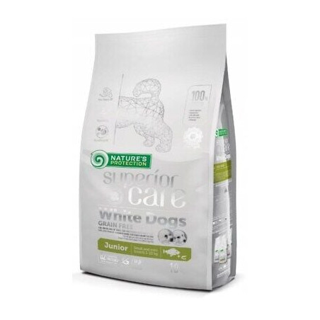 Cibo per cani nature's protection superior care white dogs grain