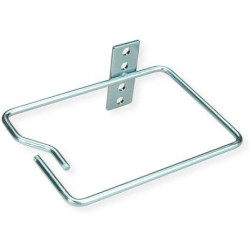 Roline 19" cable management ring, vertical, 140x100mm, metal,