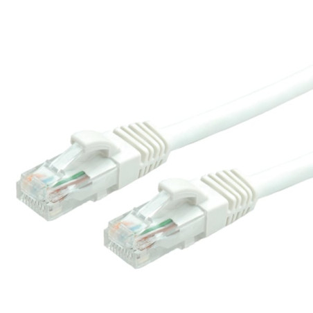 Cavo di rete secomp patchcord value cat.6/classe e 0.5m bianco [21.99.1026]