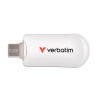 Pen drive 512gb verbatim plectra usb-c 3.2 bianco [30231]