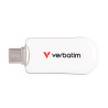 Pen drive 64gb verbatim 30228 usb c 3.0 bianco [30228]