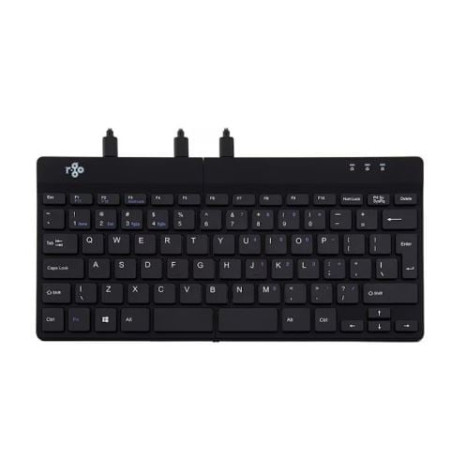 Tastiera ergonomica r-go split senza filo bluetooth qwerty nero
