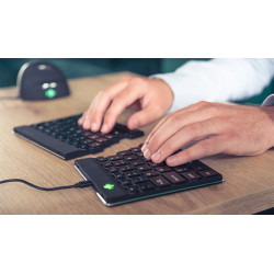 Tastiera ergonomica r-go tools cablato usb tipo a qwerty nero
