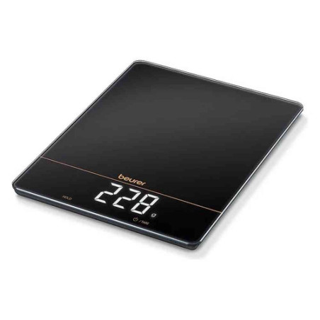 Bilancia cucina beurer ks34 l.e. 26.3x2x20cm carico 1g a 15kg nero/bronzo