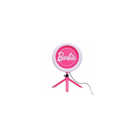 Luce ad anello paladone barbie streaming light a led/25.9cm/3 livelli