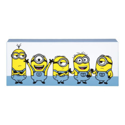 Lampada paladone minions character light 3 batterie aaa/30cm/multicolore