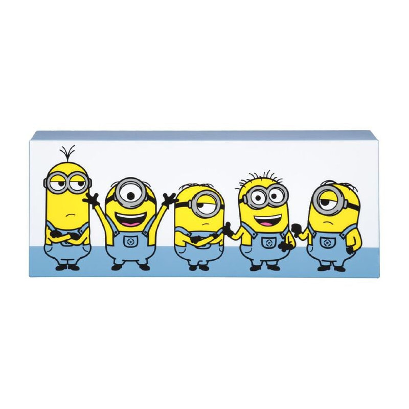 Lampada paladone minions character light 3 batterie aaa/30cm/multicolore