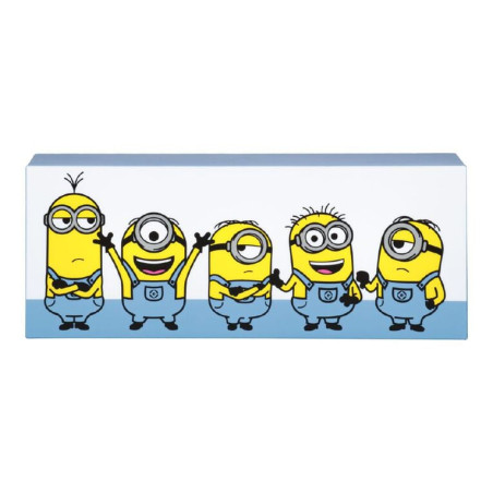 Lampada paladone minions character light 3 batterie aaa/30cm/multicolore