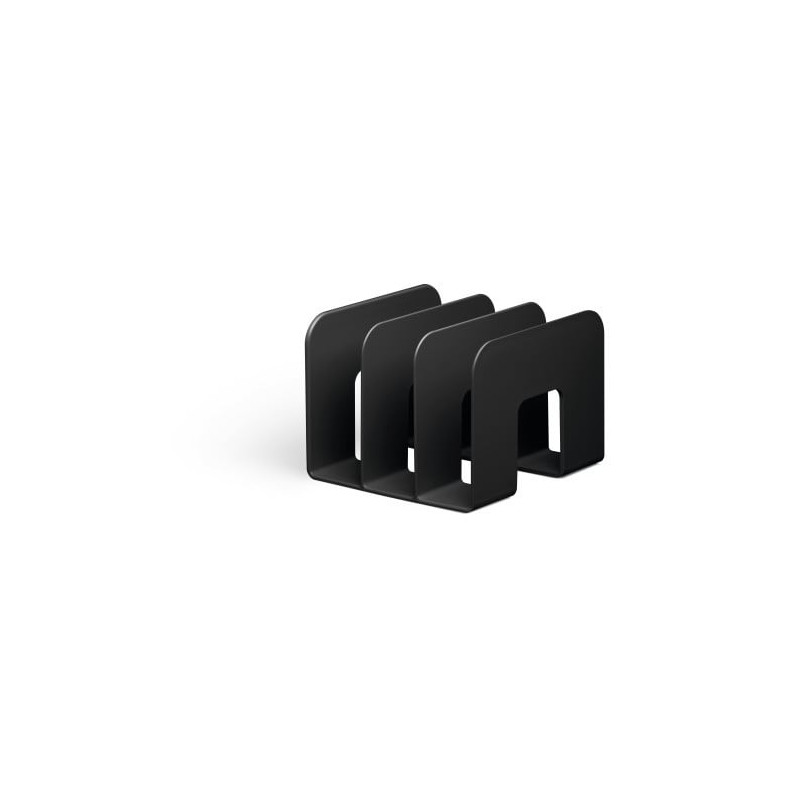 Portacataloghi durable eco 21.5x21x16.5cm 3scomparti nero [776101]