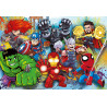 Puzzle clementoni supereroi marvel 4+ 62x42cm multicolore 60pz [26454]