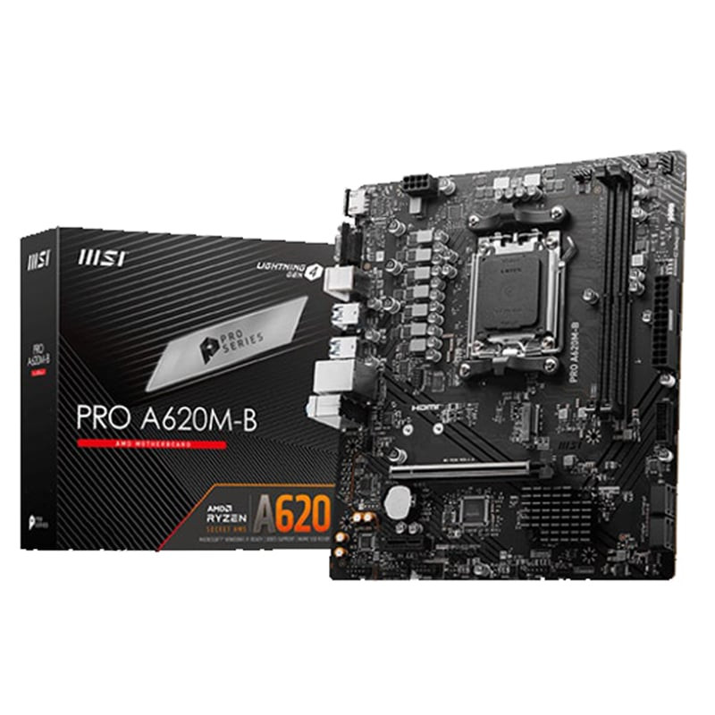 Scheda madre msi a620m-b pro am5 atx ddr5 [7e28-017r]