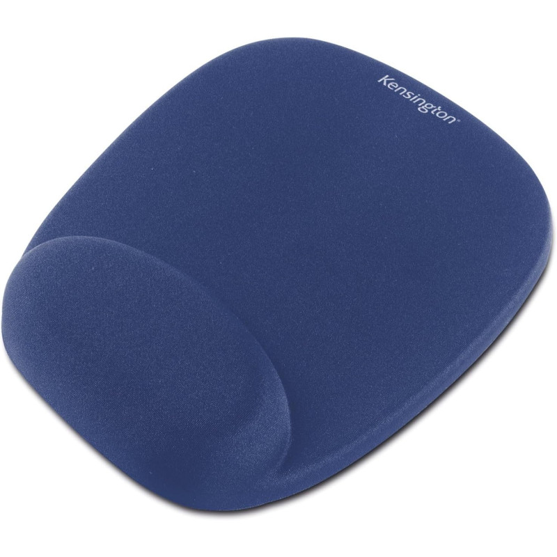 Tappetino per mouse kensington con poggiapolso in schiuma 2.5x21x25cm