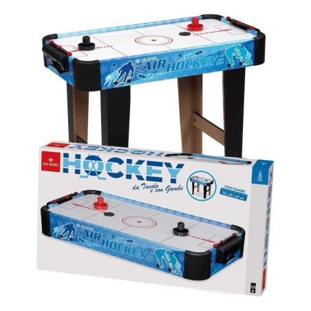 Tavolo air hockey dal negro 6xbatteria stilo/6 dischetti/2 manopole/2giocatori/multicolore