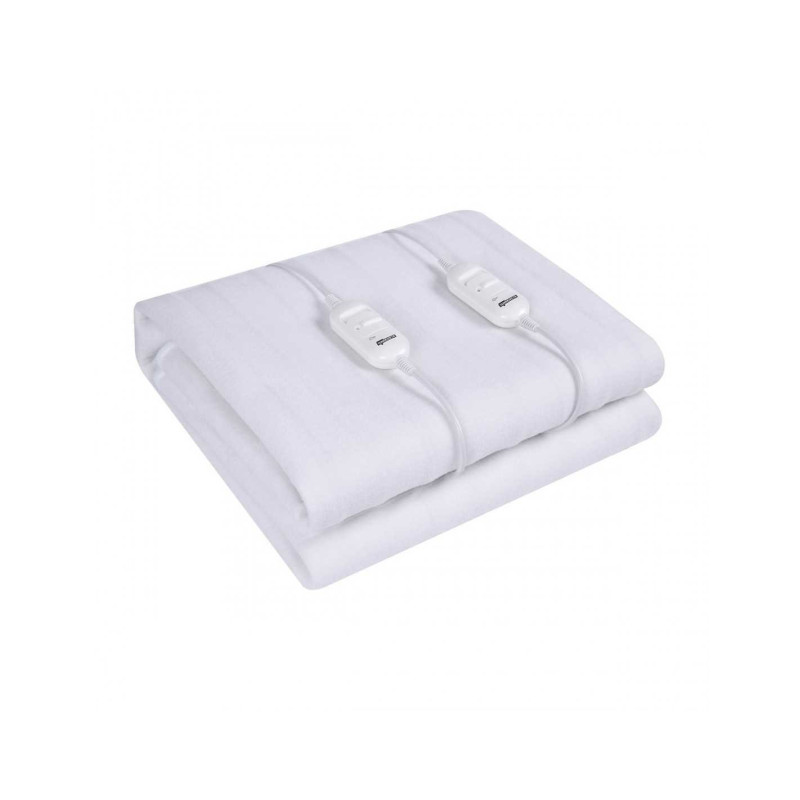 Termocoperta matrimoniale termozeta led 2x60w 160x140cm 2piazze bianco