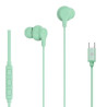 Auricolari celly usb-c stereo wired con filo verde [up1600typecgn]