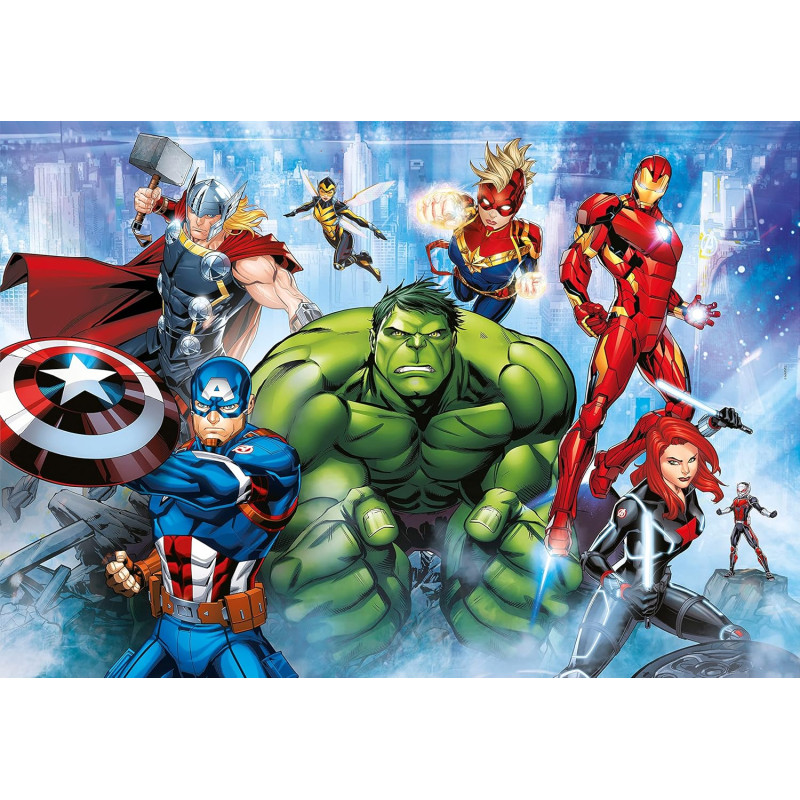 Puzzle clementoni los vengadores avengers marvel 7+ 48.5x33.5cm multicolore