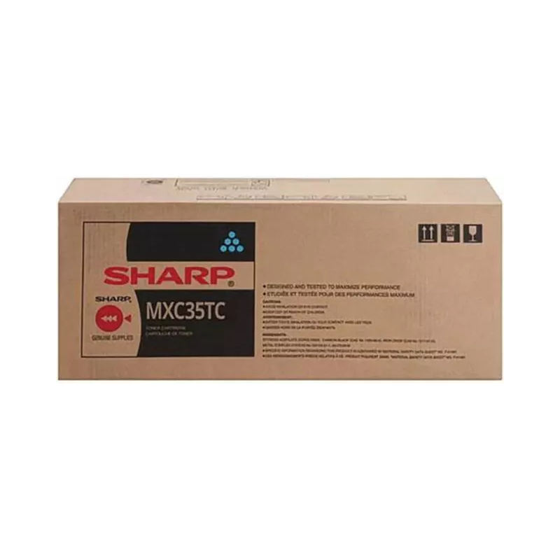 Toner sharp per mx-c357f 6000pg ciano 1pz [mxc35tc]