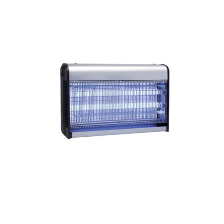 Zanzariera cfg zanza zap 40 led fulmina insetti 31w nero/grigio [ez005]