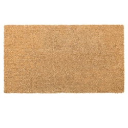 Zerbino velcoc in cocco fondo pvc da ingresso 50x80cm greggio [zv17gr5080]