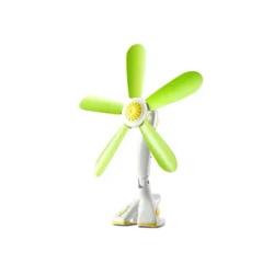 Ventilatore cfg ev058 margarita a clip da tavolo e da parete verde