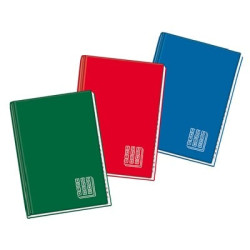 Rubrica cartonata, formato a4, 48 fogli, carta 70gr, copertina cartonata