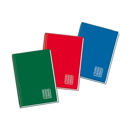 Rubrica cartonata, formato a4, 48 fogli, carta 70gr, copertina cartonata