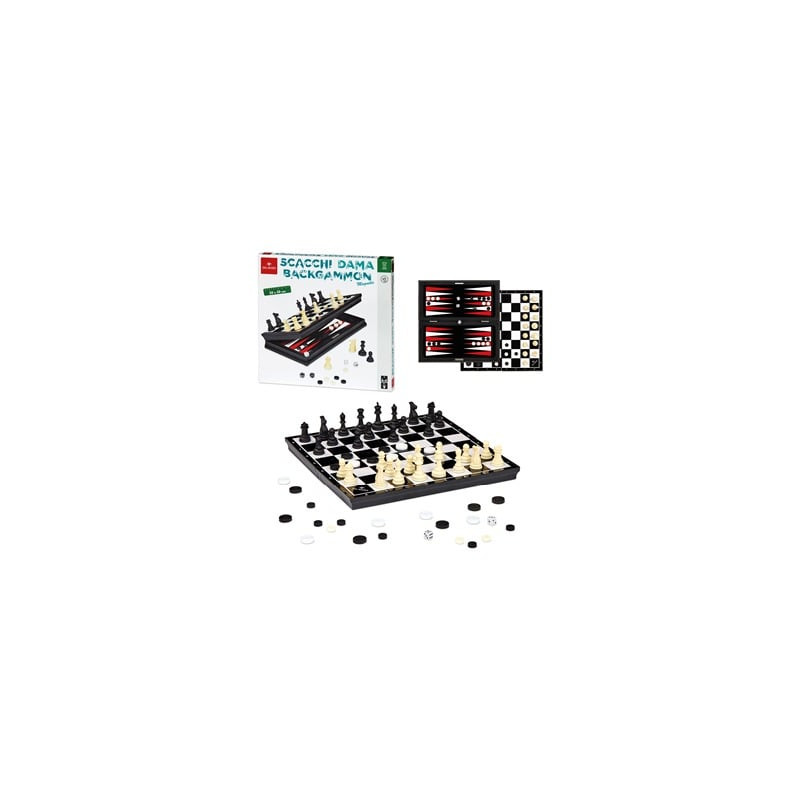 Dal negro - scacchi dama backgammon magnetic [053972]