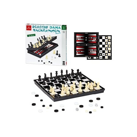 Dal negro - scacchi dama backgammon magnetic [053972]