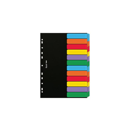Separatore dox d26612 a4 a 12 tasti neutri multicolore [d26612]
