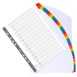 Divisori exacompta 4131e numerico 1-31/a4 maxi in cartoncino