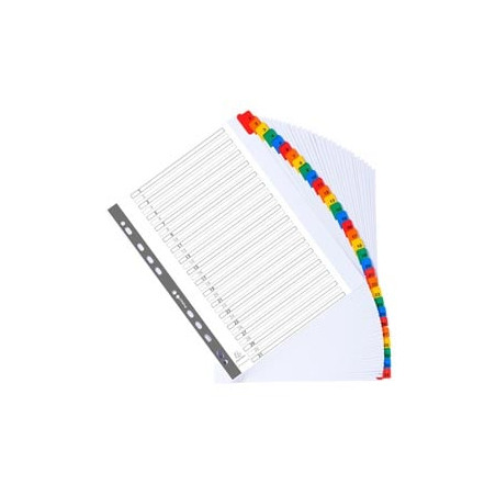 Divisori exacompta 4131e numerico 1-31/a4 maxi in cartoncino