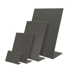 Set lavagne securit l-shape acrilico a l a5 3pz nero [tba-bl-a5]