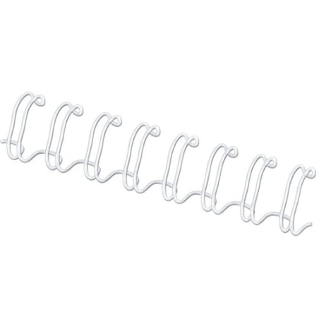 Spirali per rilegatura formato a4, 34 anelli, passo 3:1, rilega 36-60