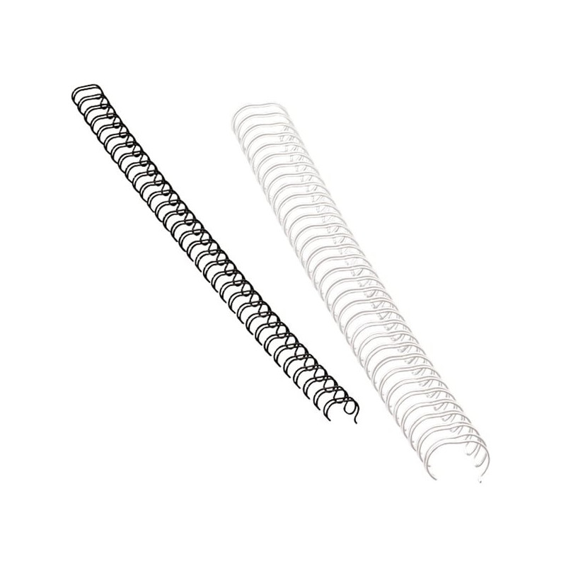 Spirali per rilegatura formato a4, 34 anelli, passo 3:1, rilega 61-80