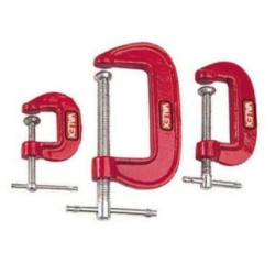 Set morsertti valex 1454573 a c con serraggio a vite 3pz rosso [1454573]