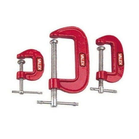 Set morsertti valex 1454573 a c con serraggio a vite 3pz rosso [1454573]