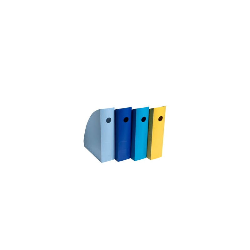Set portariviste exacompta mag-cube bee blue 4pz assortiti [18202setd]
