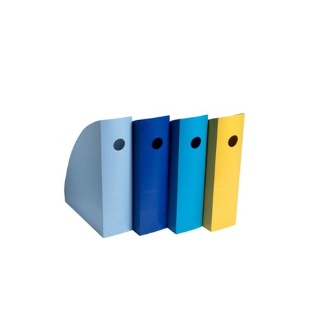 Set portariviste exacompta mag-cube bee blue 4pz assortiti [18202setd]