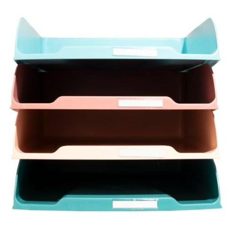 Set vaschette portacorrispondenza exacompta skandi 4pz assortiti