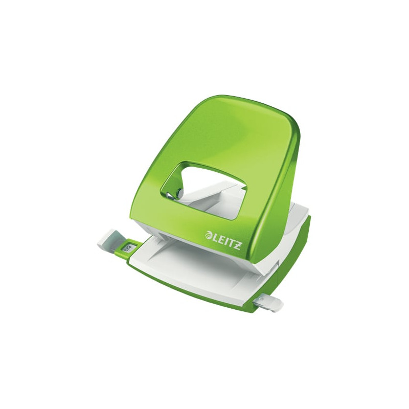 Perforatore leitz 5008 wow 2 fori max 30fg verde lime [50081254]