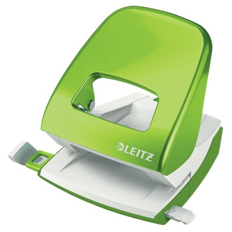 Perforatore leitz 5008 wow 2 fori max 30fg verde lime [50081254]