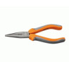 Pinza a becchi valex mezzotondi dritti crv 1462862 16cm grigio/arancione