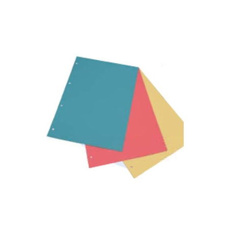 Divisori cartotecnica del garda 200 pz. manilla 200gr 220x300mm azzurro