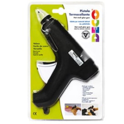 Pistola deco grande a caldo per colla bassa temperatura nero [06164]