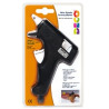 pistola deco mini per colla a caldo 20w 2 stick 8mm inclusi nero