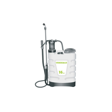 Pompa verdemax 5979 a zaino meccanica 16l bianco/grigio [5979]