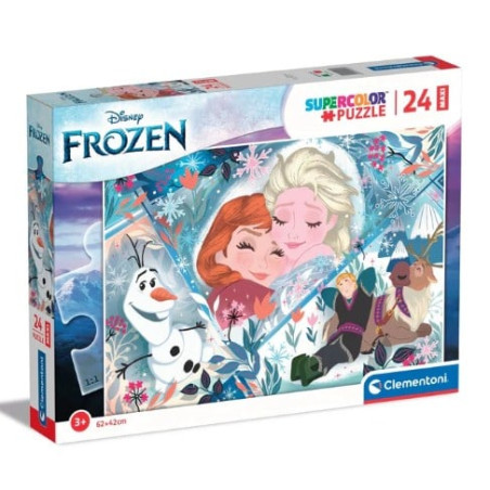 Puzzle clementoni 24224 disney frozen 2 maxi 24pz 62x42cm multicolore