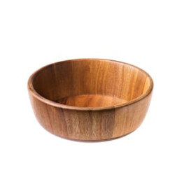 Insalatiera leone s5062 in legno di acacia 21x7cm naturale [s5062]